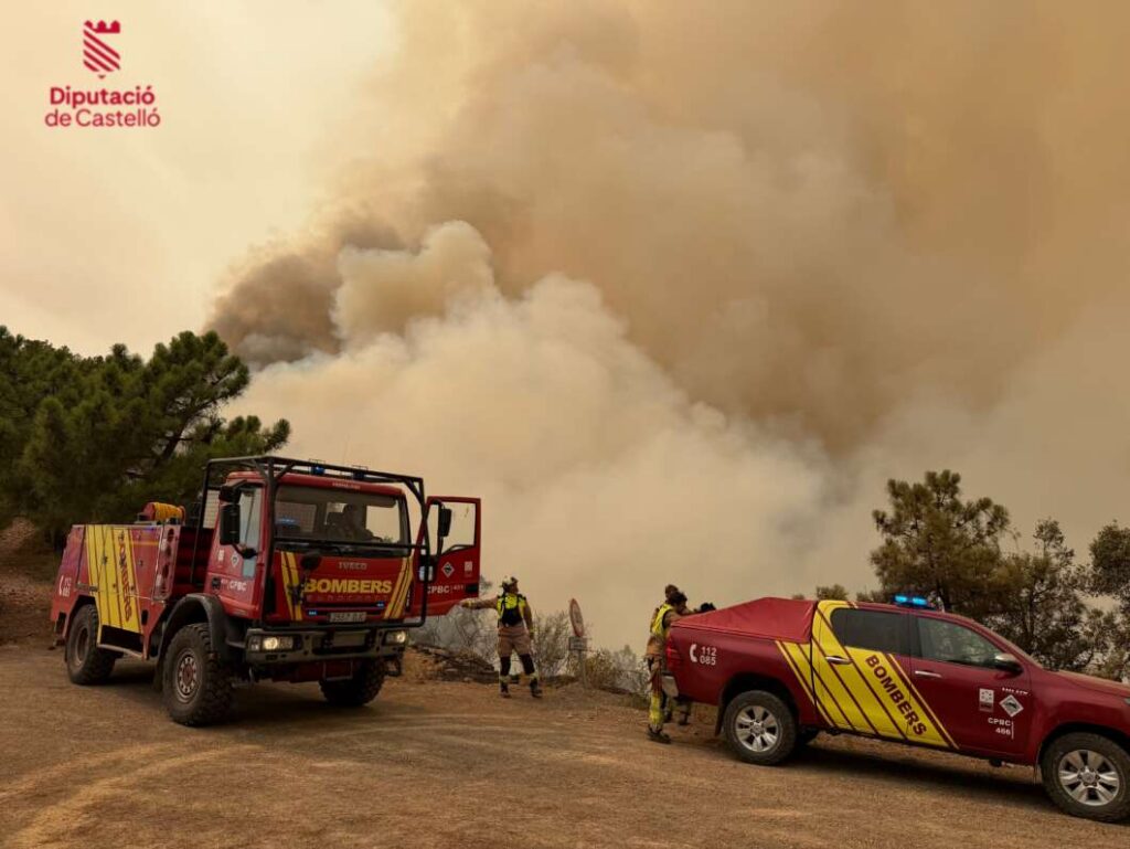 Incendio de la vall d'Uixó 270726