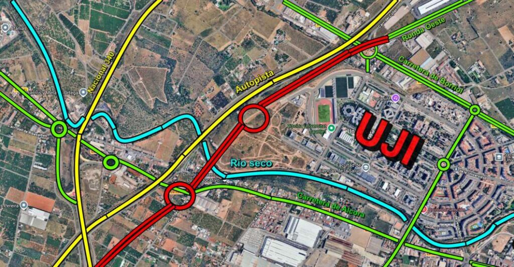 Nueva Rotonda en la Ronda Oeste de Castellón
