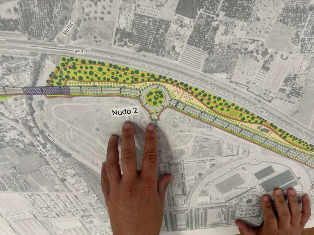 Nueva Rotonda en la Ronda Oeste de Castellón