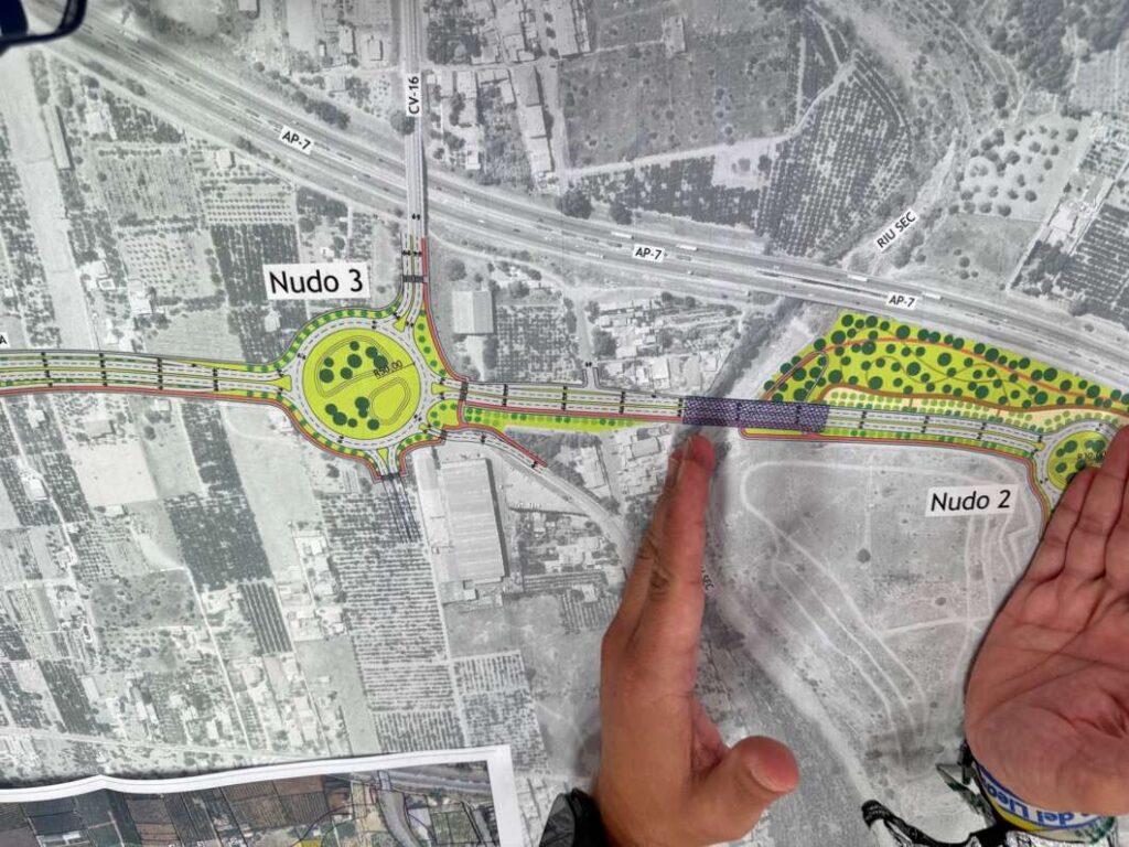 Nueva Rotonda en la Ronda Oeste de Castellón