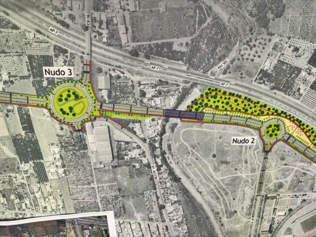 Nueva Rotonda en la Ronda Oeste de Castellón