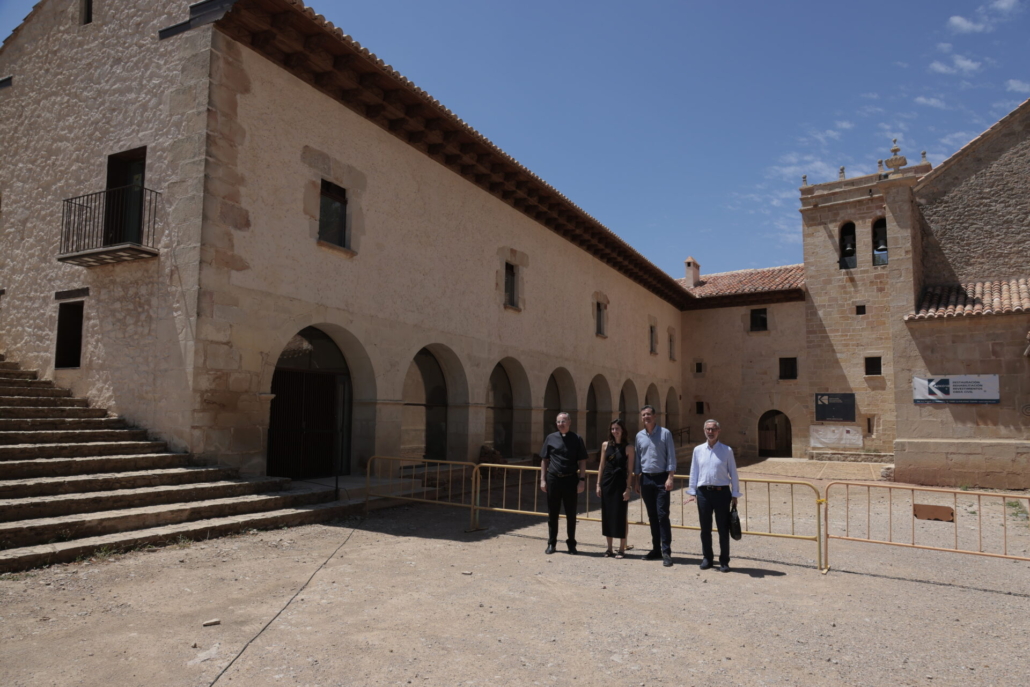Las instituciones coordinan los últimos trabajos para dotar al Santuario de agua, electricidad y fibra óptica antes de culminar su rehabilitación