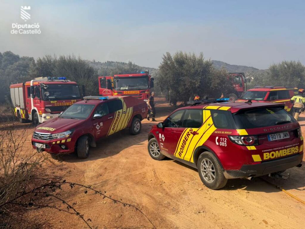 Incendio de la vall d'UIxó Consorcio de bomberos Castellón 280726