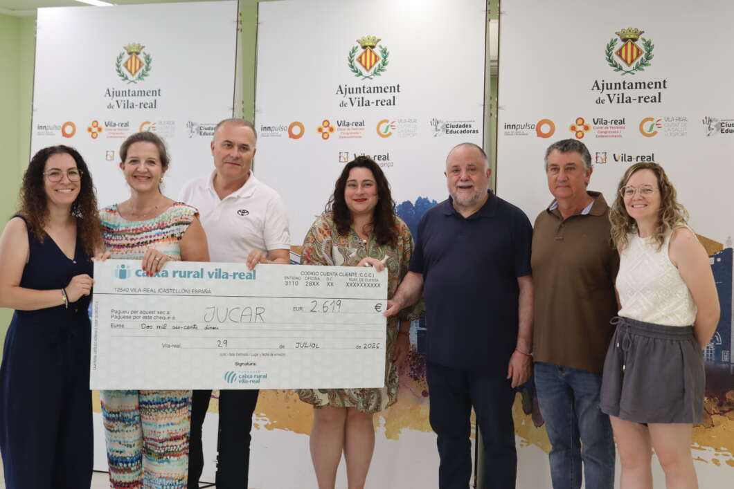La Trobada d'Allioli de Vila-real entrega la recaptació solidària a JuCar
