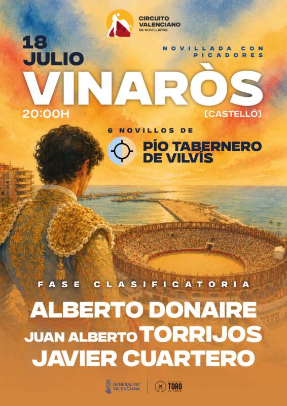Vinaròs obrirà el Circuit Valencià de Novillades el pròxim 18 de juliol