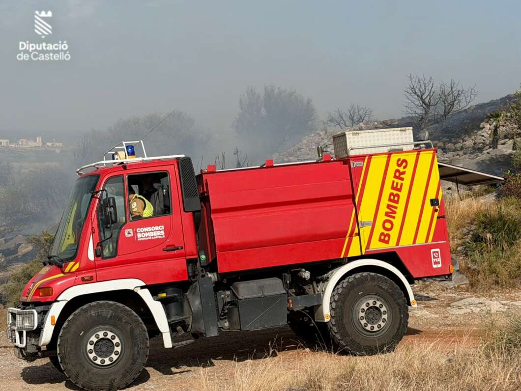 Bomberos controlan un incendio de cañar en la Vall d’Uixó