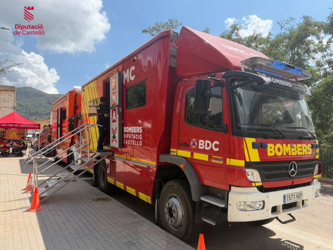 incendio segorbe bomberos