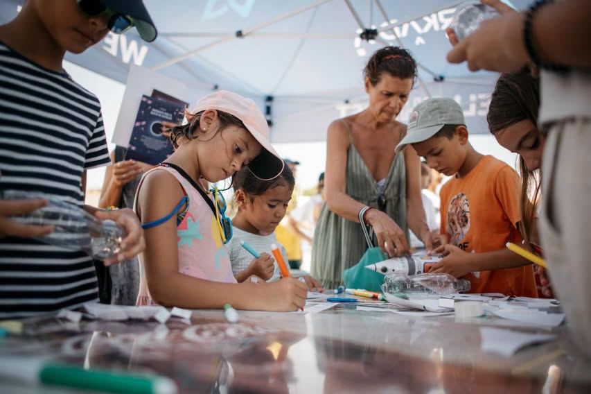 talleres infantiles. Actividades previas al eclipse de Castellón