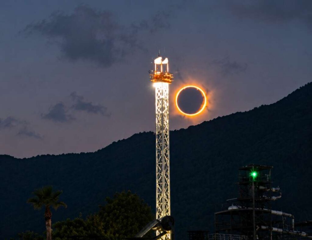 Eclipse solar desde Benicàssim 120826