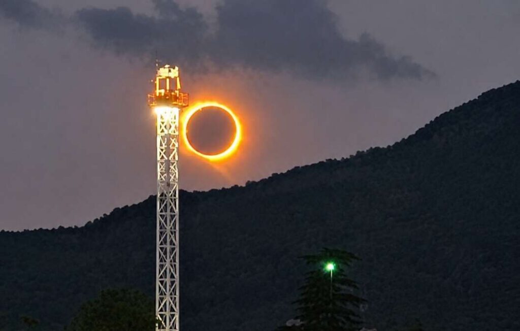 Eclipse solar desde Benicàssim 120826