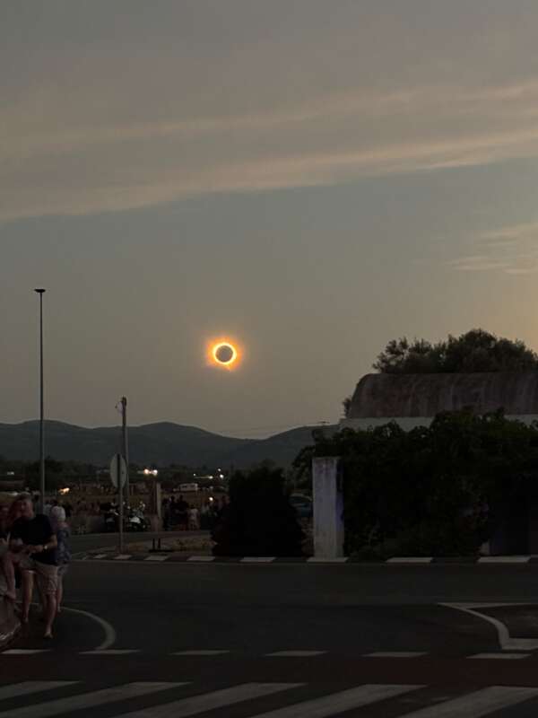Eclipse en Peníscola 2026