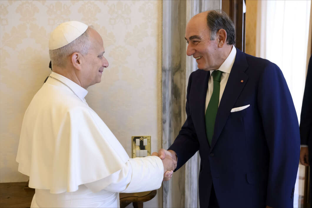 León XIV recibe al presidente de Iberdrola en el Vaticano