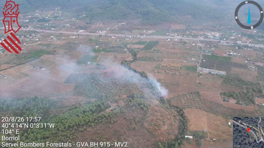 Los rayos ponen en alerta al interior de Castellón con tres incendios