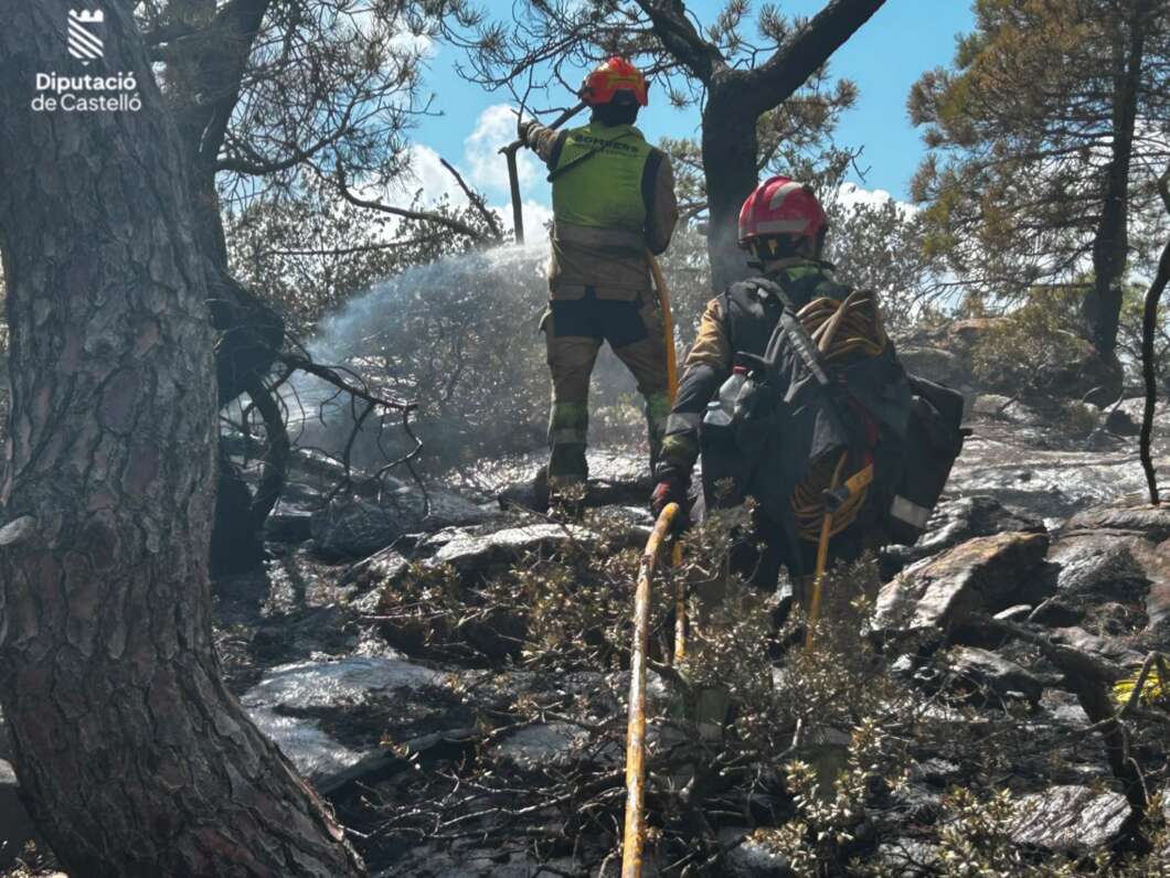 incendio segorbe bomberos