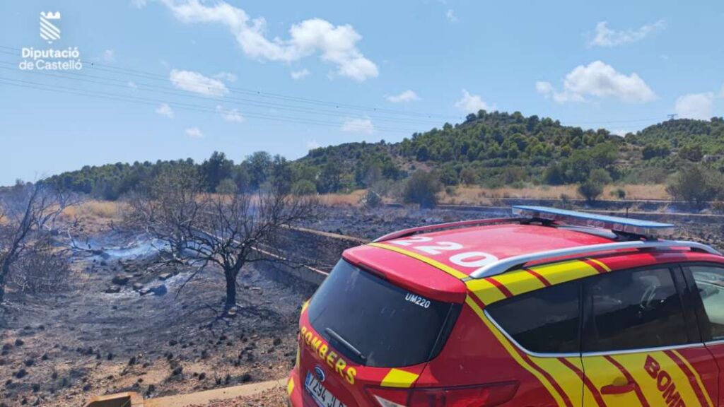 Incendio la Vall d'Uixó