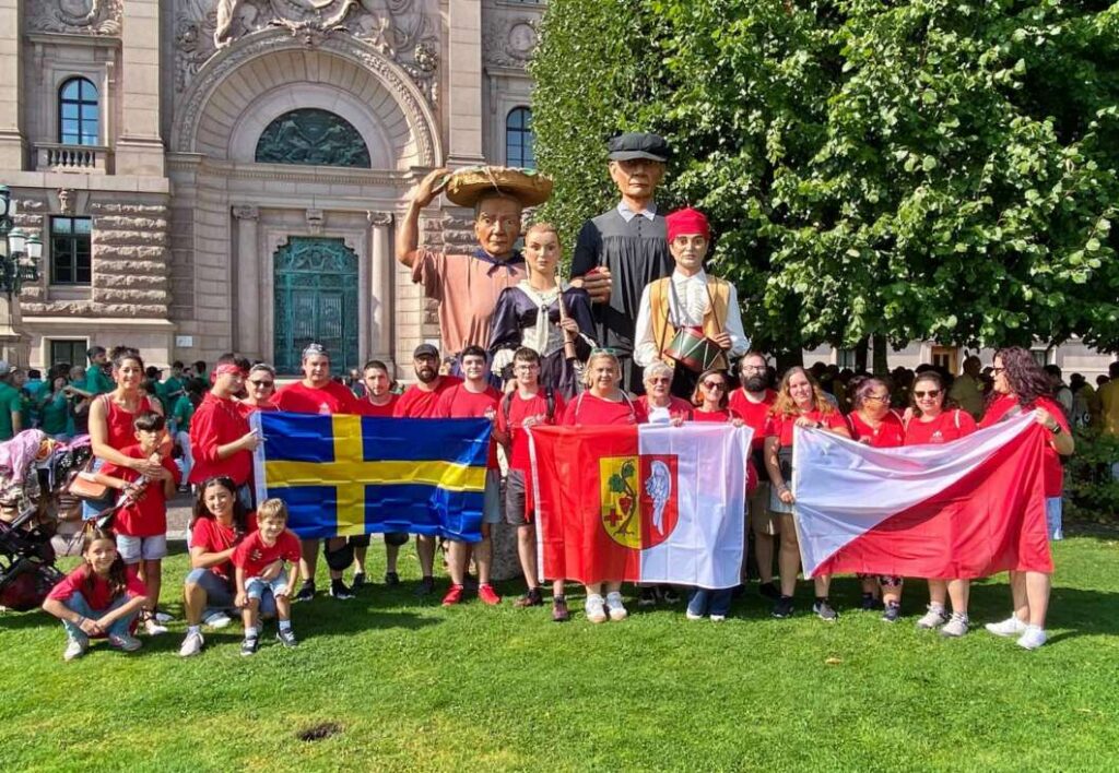 La Colla de Nanos i Gegants de Vinaròs participa en el 38è Aplec Internacional 2026 a Estocolm