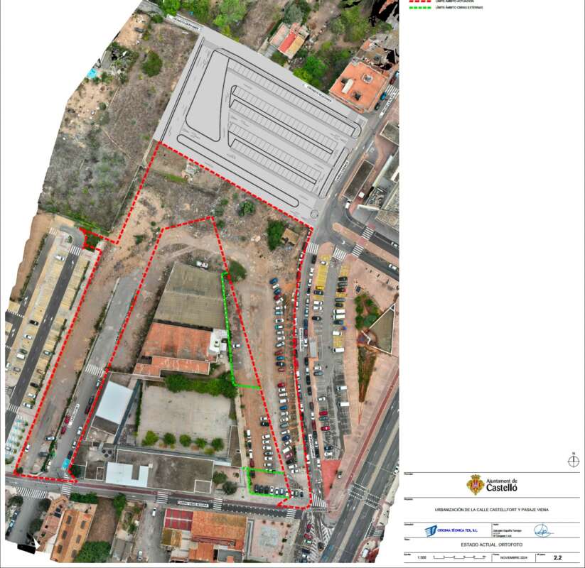 Tercera fase proyecto del parkin de la estación Castellón