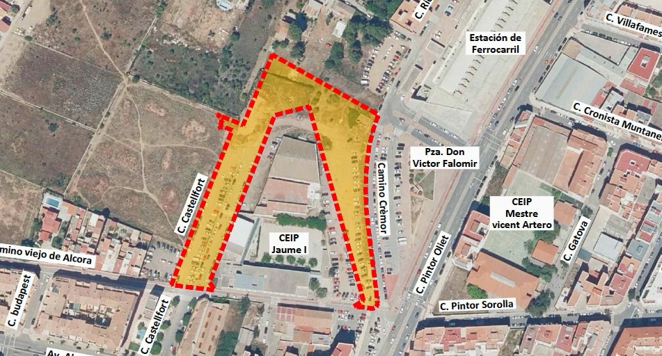 Tercera fase proyecto del parkin de la estación Castellón