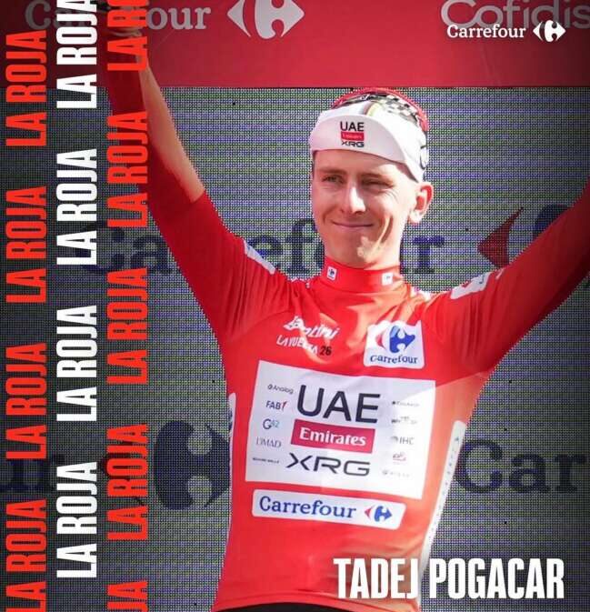 La Vuelta: Pogačar gana la sexta etapa en Castellón tras un duelo épico con Enric Mas