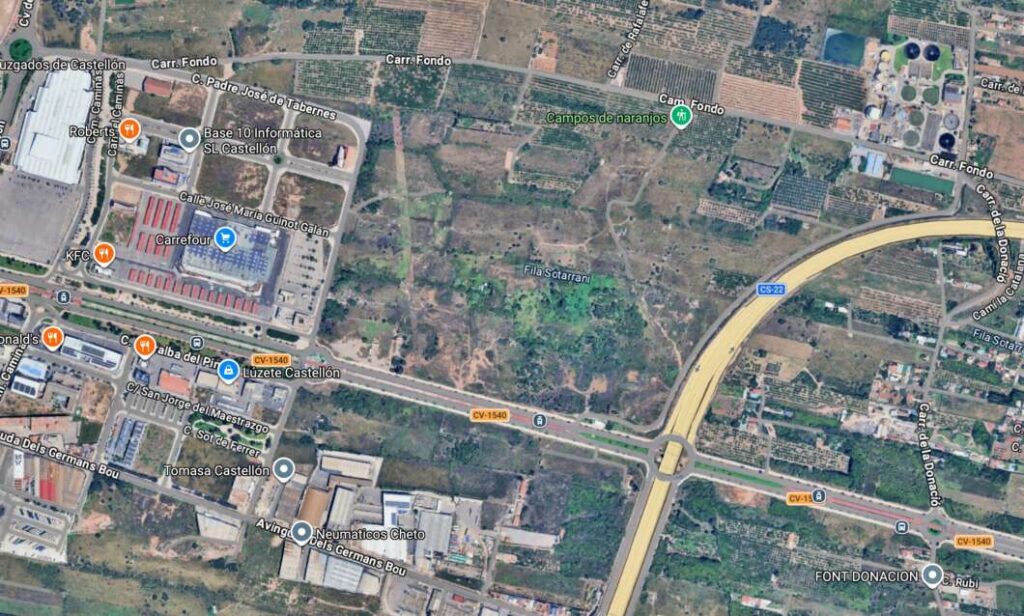 Suelo terciario junto a la avenida del Mar Castellón