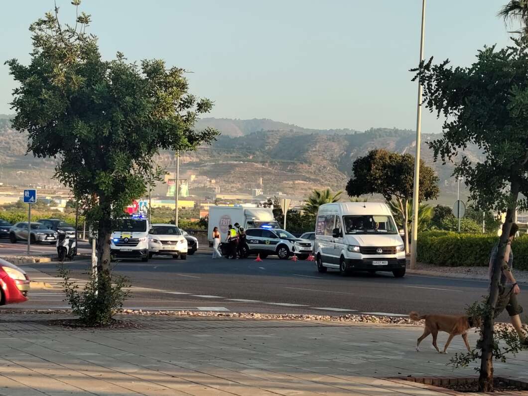 accidente motorista en Castelló