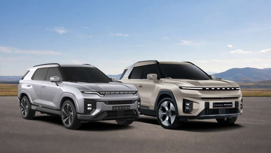KGM actualiza los Torres Actyon HEV y EVX con más tecnología y confort
