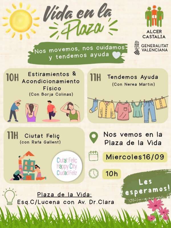Alcer Castalia llena de salud y solidaridad la plaza de la Vida