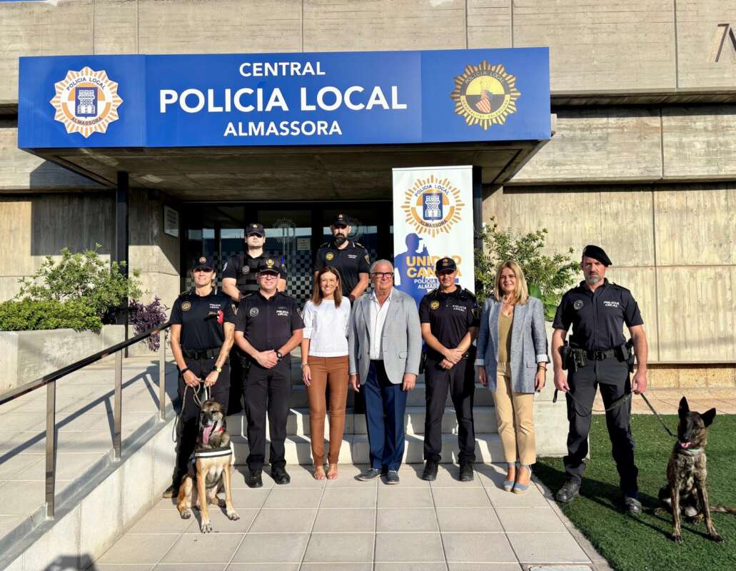 Almassora ajuda Orpesa a posar en marxa la seua Unitat Canina