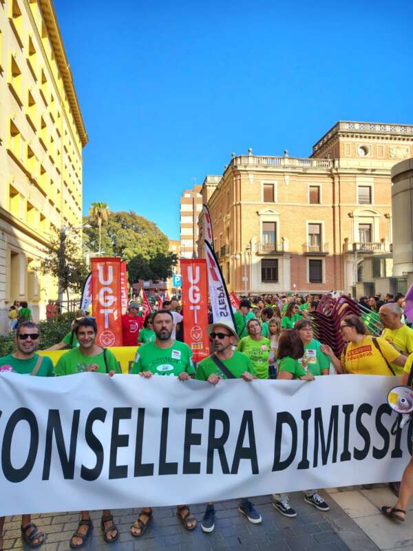 Protesta en Castelló por la enseñanza pública