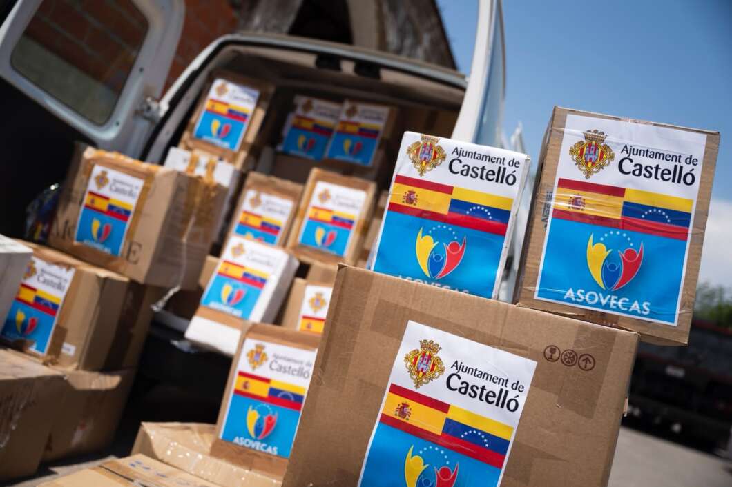Castellón pone rumbo a Venezuela con 24 toneladas de ayuda