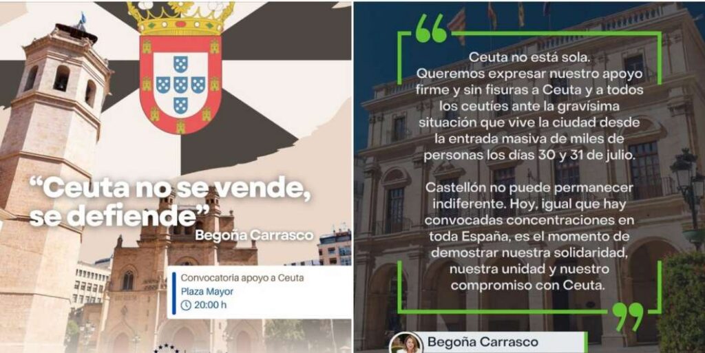 Llamada concentración por Ceuta en castellón