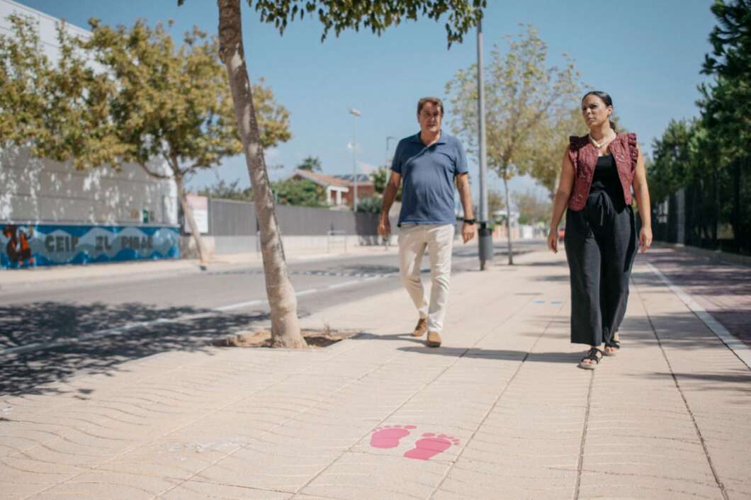 Castellón estrena un nuevo Camino Escolar en el CEIP El Pinar