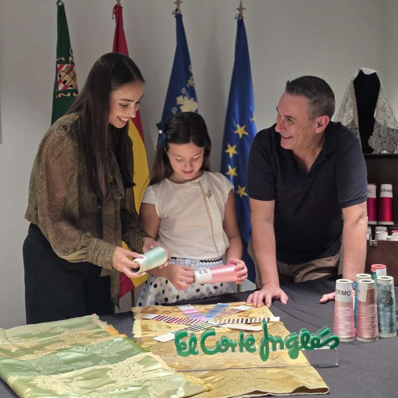 El Corte Inglés prepara los trajes de Galanía de las Reinas de la Magdalena