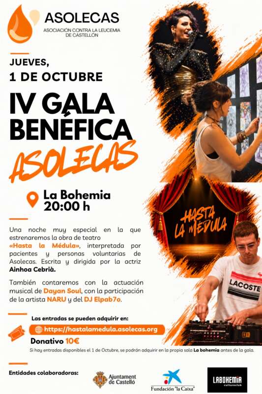 Castellón impulsa la donación de médula con la III Semana contra la Leucemia