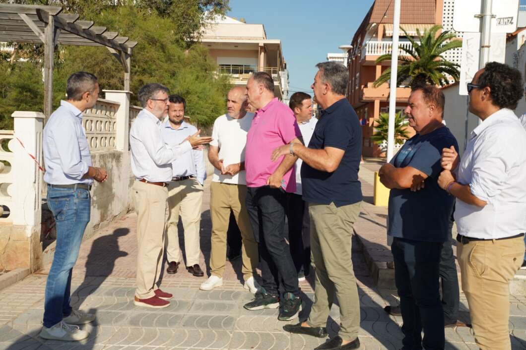 El PPCS reclama en Moncofa más protección para las costas y los poblados marítimos