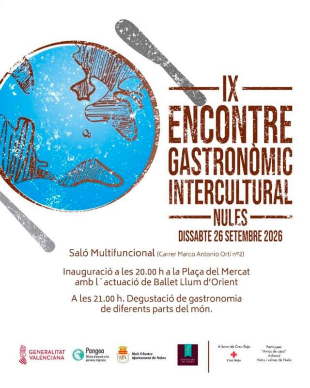 Nules reunirà huit cultures diferents en una nova trobada gastronòmica intercultural