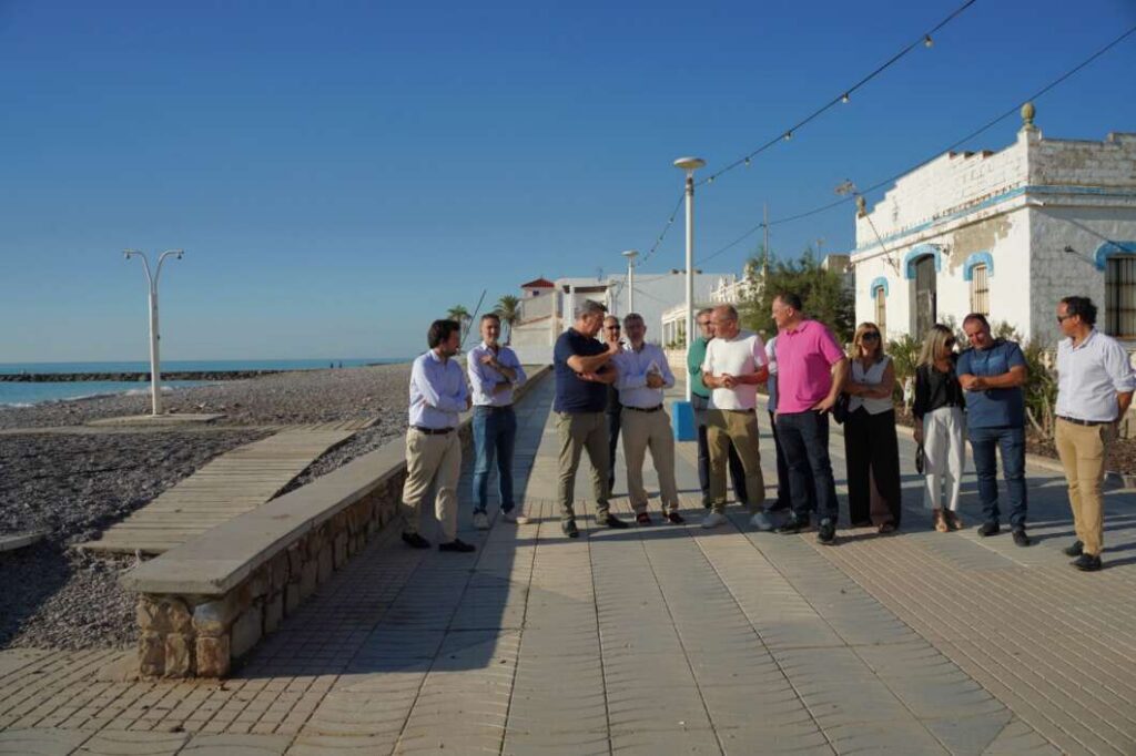 El PPCS reclama en Moncofa más protección para las costas y los poblados marítimos