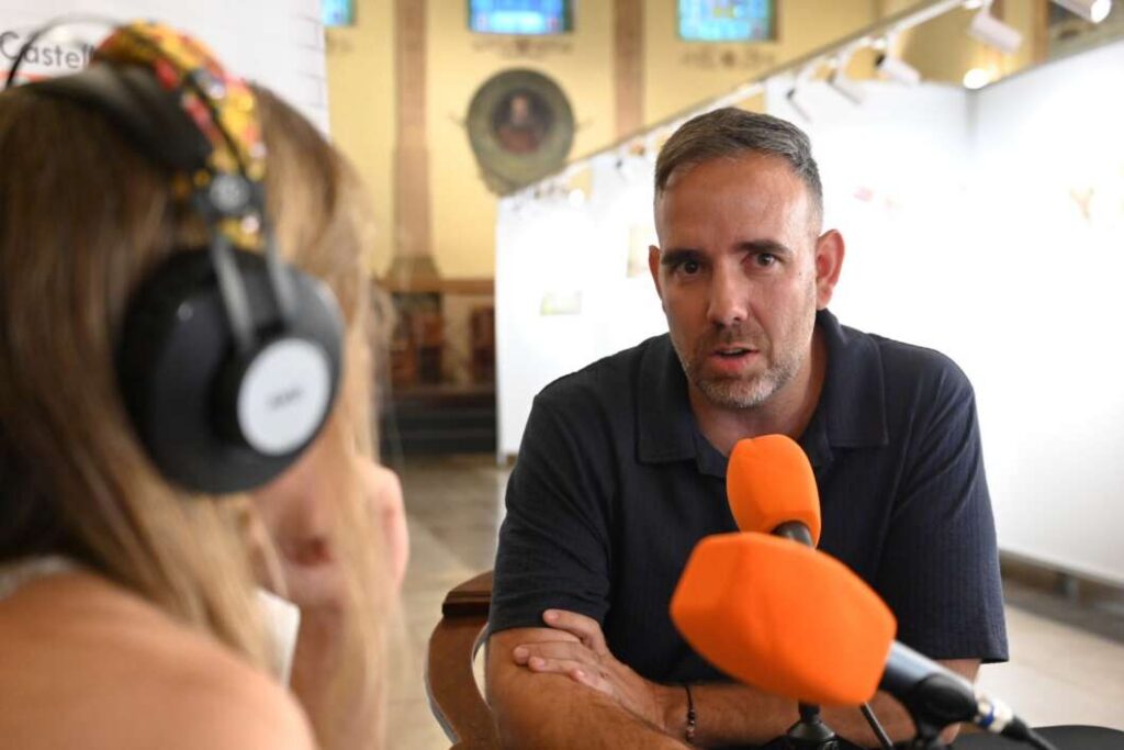 Rafa Simó. PSOE. Bodeguilla Vila-real Informació festes Mare de Déu de Gràcia 10926