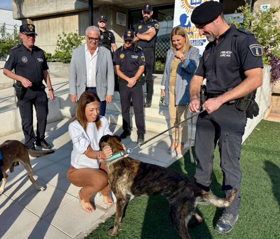 Almassora ajuda Orpesa a posar en marxa la seua Unitat Canina