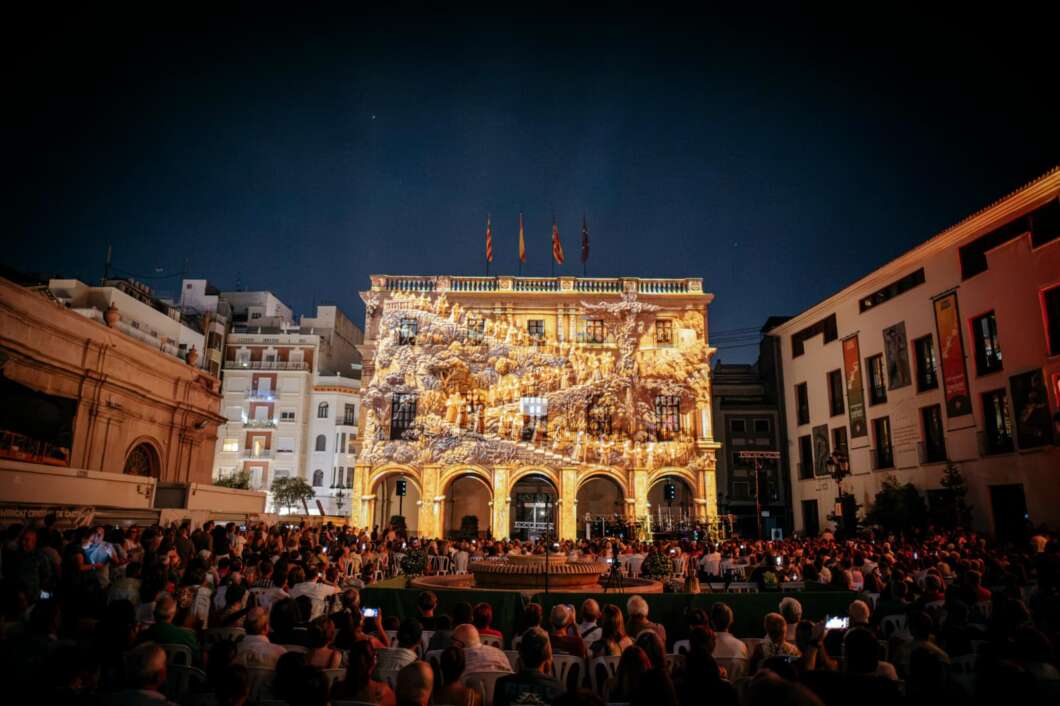 775 aniversario Castellón Videomaping plaza Mayor 050926