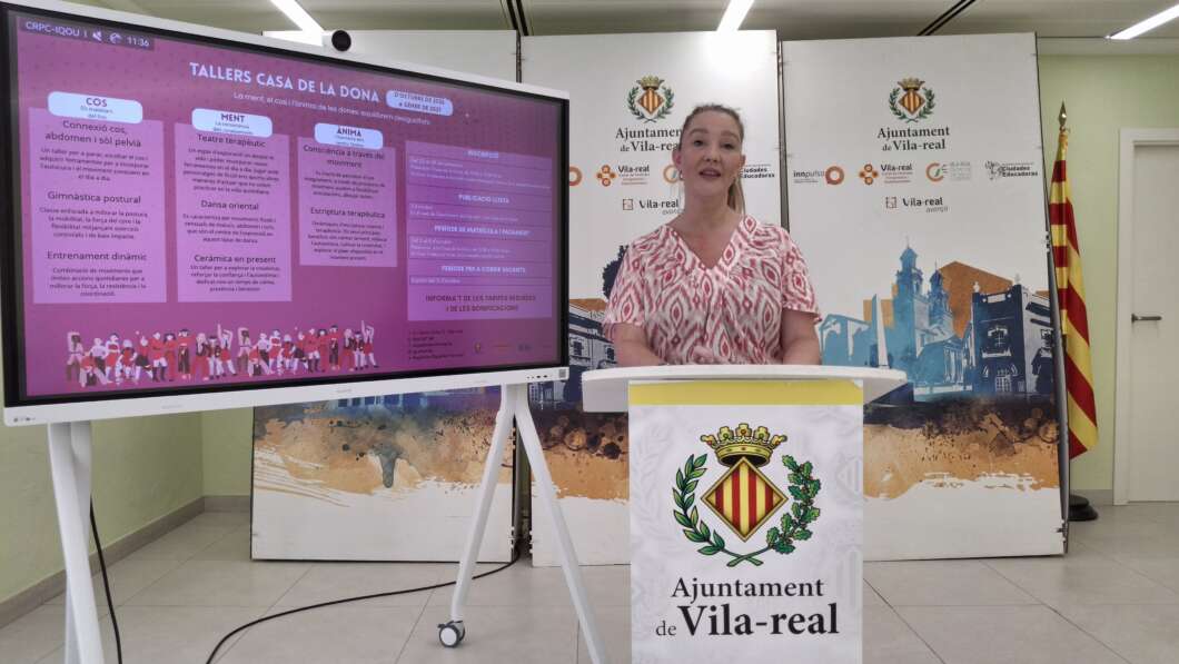 Vila-real ofereix huit tallers per al benestar i l’autoconeixement de les dones