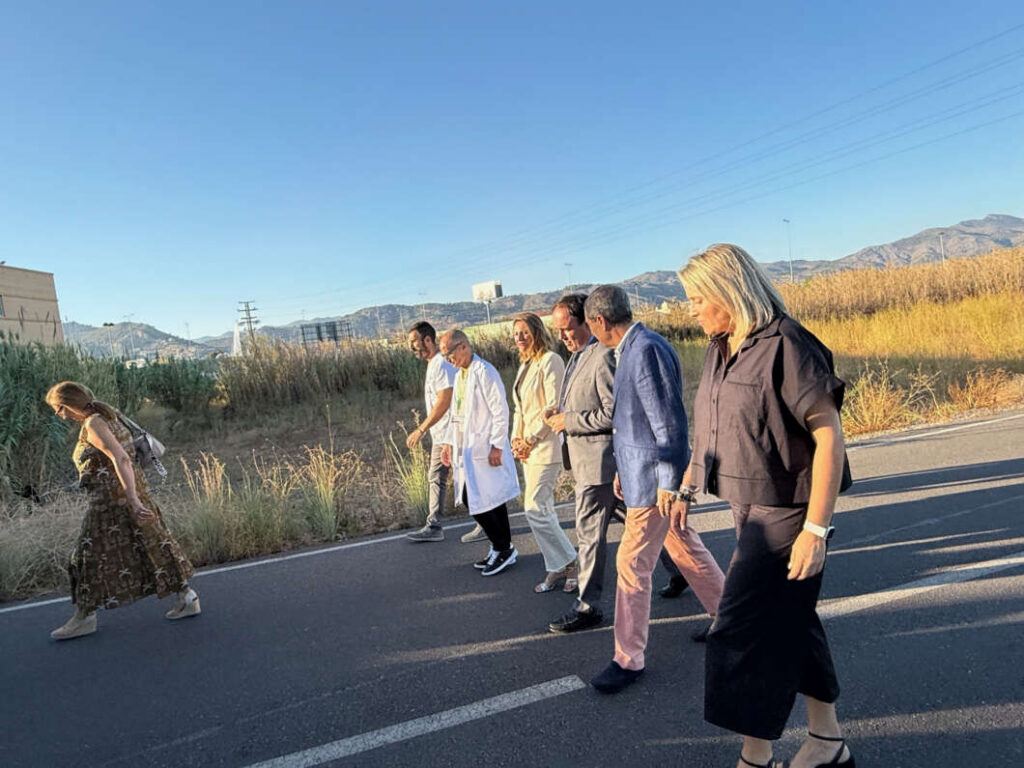Visita de los terrenos del nuevo Hospital General