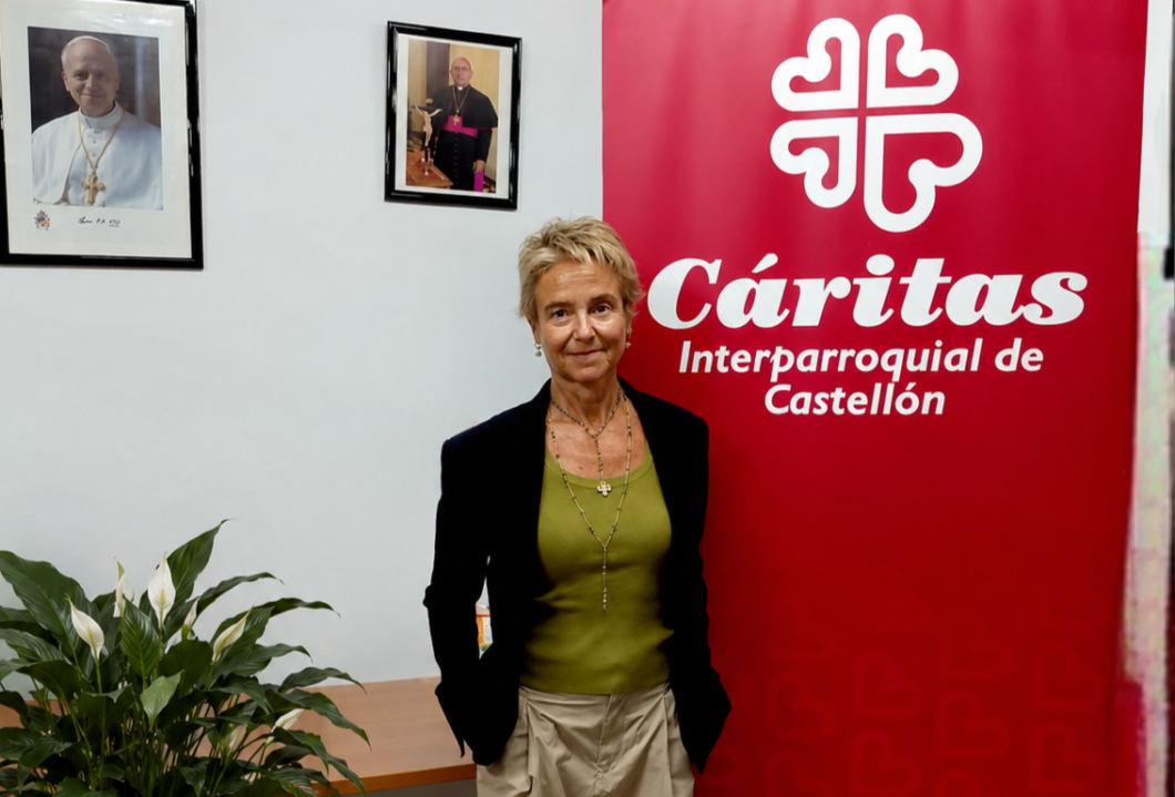 Rosa Cerdá, dirección, cáritas Castellón,