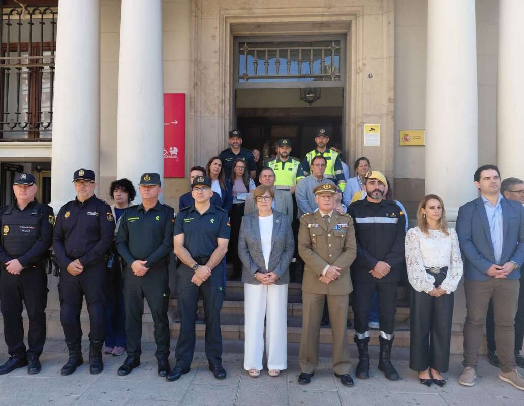 Urda, ferrocarril, accidente, subdelegacion gobierno castellon, minuto silencio,