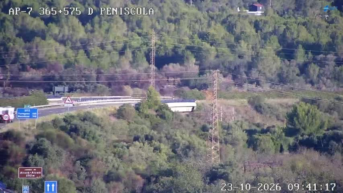accidente, vinaròs, peñiscola, corte, carretera,