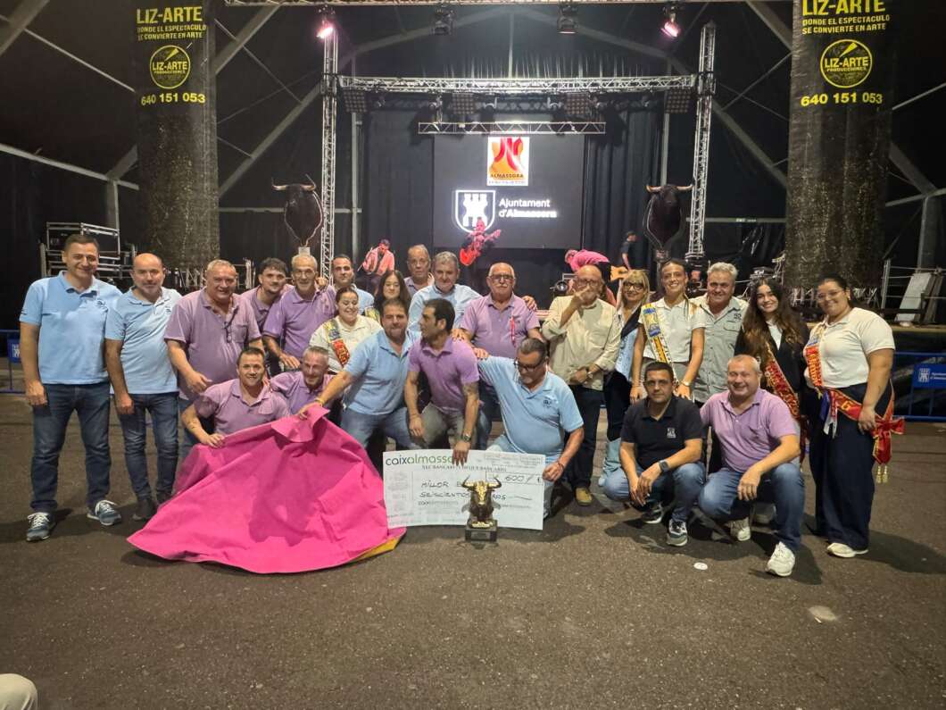 Almassora peñas mejor toro festes Roser 2026