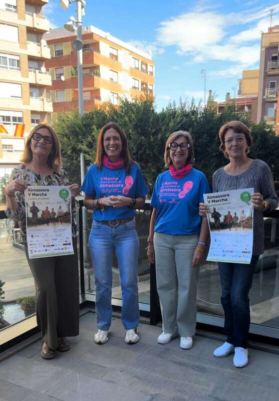 Almassora acollirà el 18 d’octubre la V Marxa Contra el Càncer