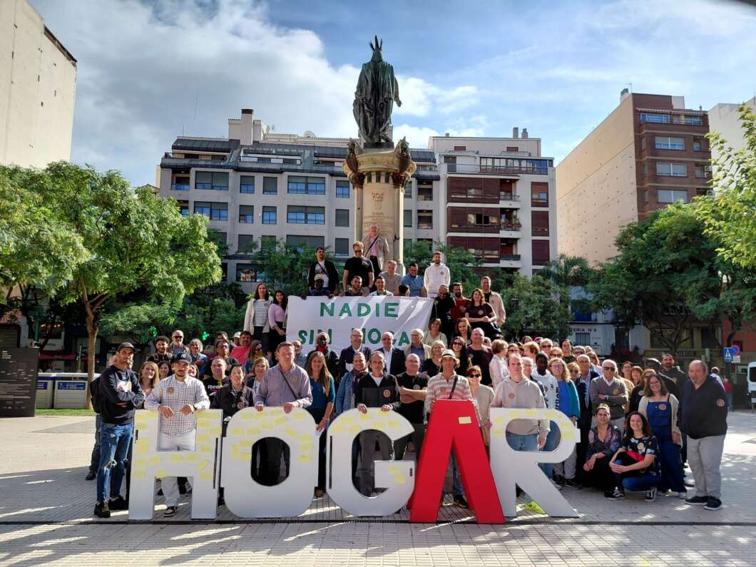 caritas, castellón, manifestación, sin techo
