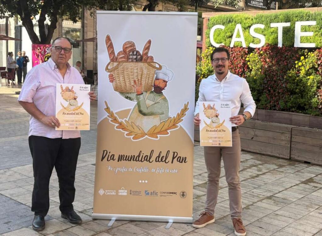 Castellón repartirá pan artesano y 2.000 rosquilletas por el Día Mundial del Pan