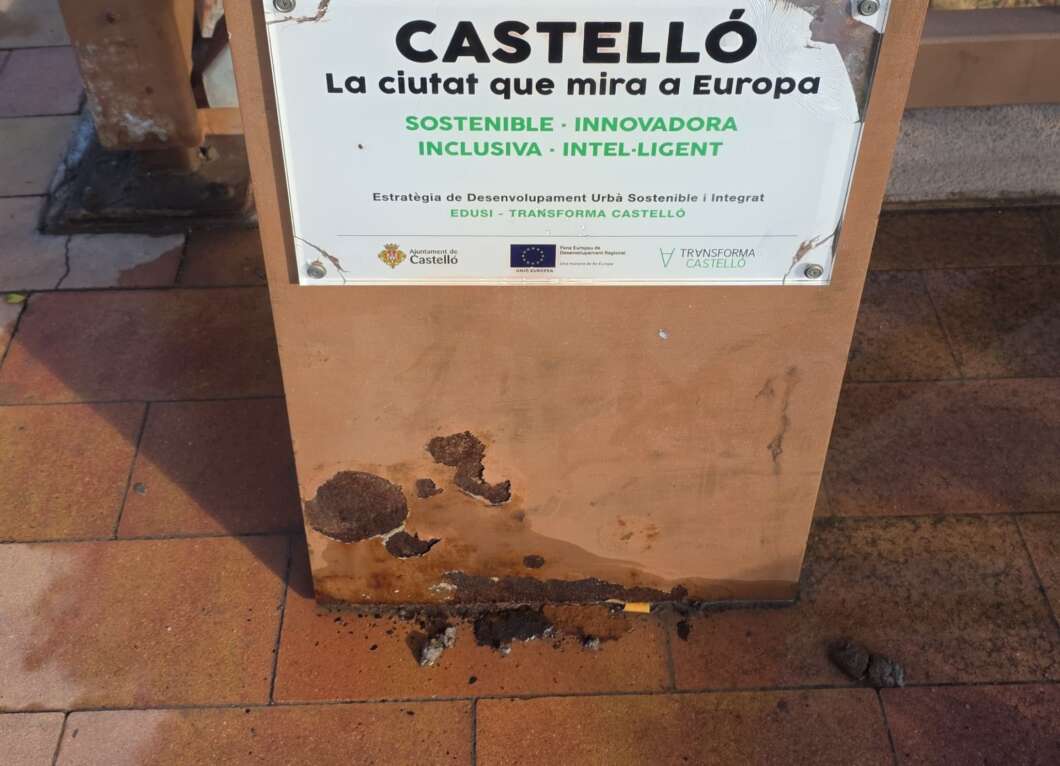 PSPV, deterioro, monolito puente de Europa,